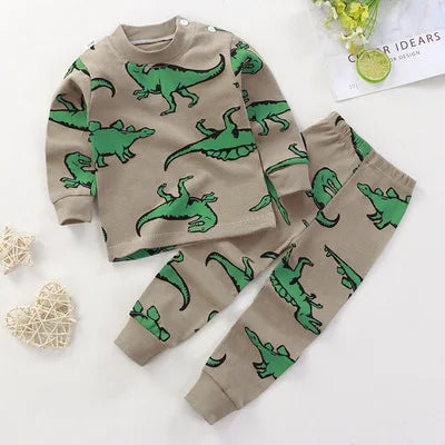 2024 New Spring Autumn Cotton Children's sets Baby Boy girls Clothes Clothing Suit 0-3 year