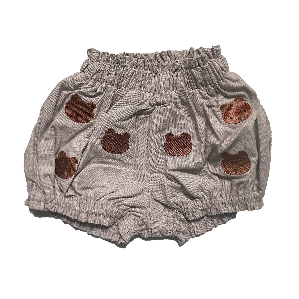 Summer Baby Set Long-sleeved Romper Top Shorts Pure Handmade Embroidered Cartoon Animals High-quality Fabric Physical Texture