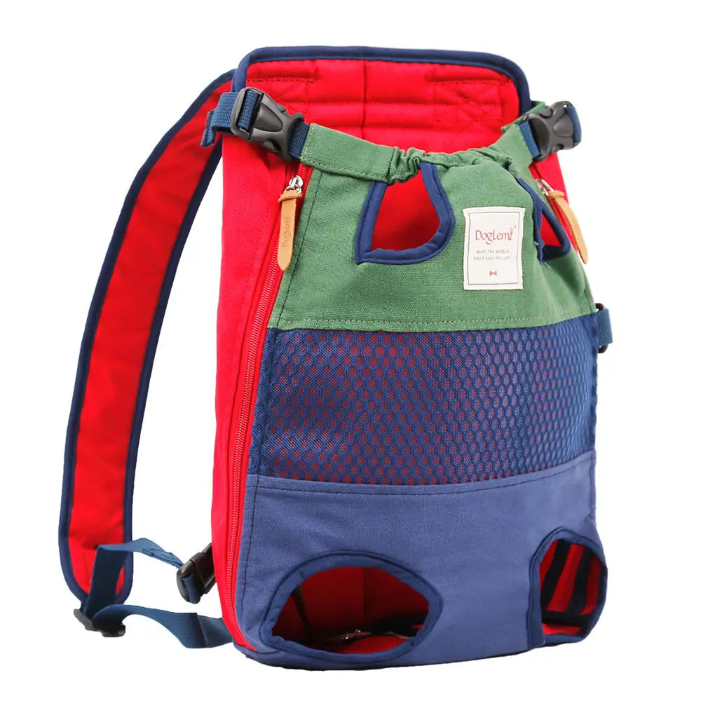 Pet dog cat carrier backpack travel carrier front chest large portable bags for pet outdoor transportin mochila para perro