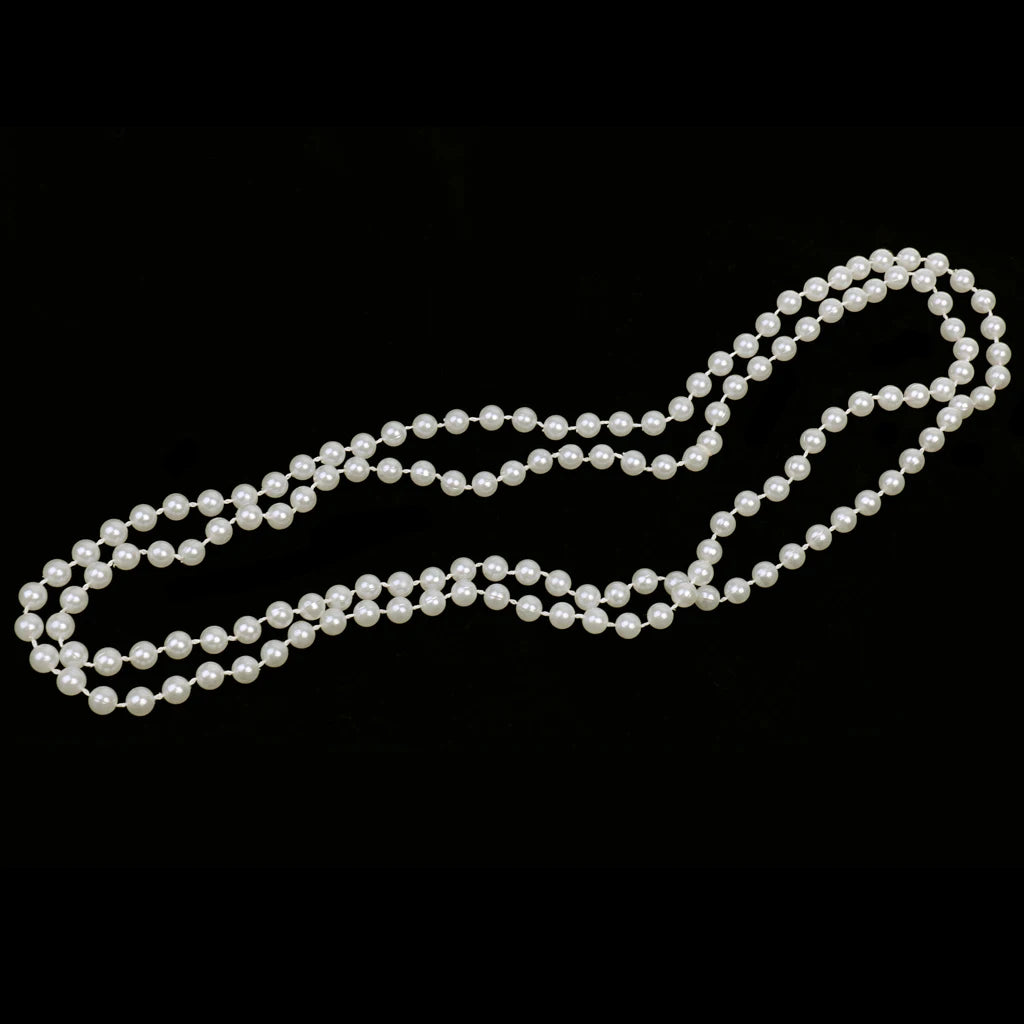 Hot sale White Pearls Long Necklaces Pendants Fashion for Women Girl Jewelry Prom Wedding Party Dress Up бижутерия