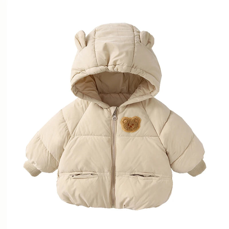 Bear Baby Winter Jackets for Girls Boys Clothes Cotton-Padded Thicken Kids Coats Children Parkas Jacket Baby Outerwear
