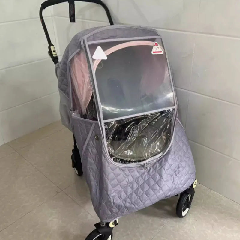 Baby Stroller Accessories Windproof warm Rain Cover Waterproof EVA Cover Compatible with Bugaboo Bee+ 5 Bee 3 6 nest Stroller