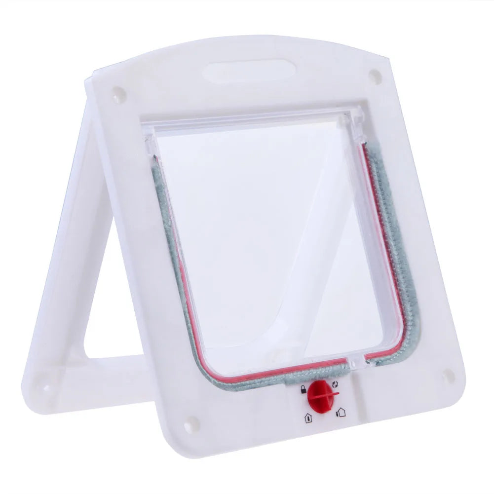 Lockable Kitten Dog Pet Lock Transparent Design Security Wall Lock Weatherproof Anti-deform for Cats Doggie Kittens