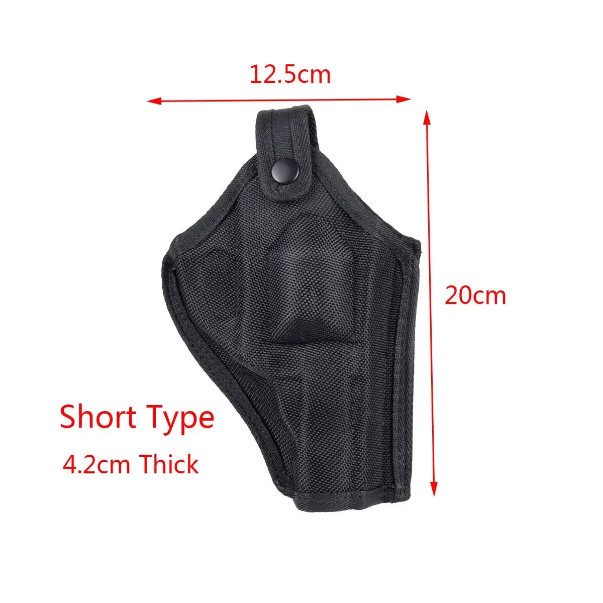 Holster Outside Waistband Revolver Holsters Oxford Universal Duty Case Revolver Sleeve Belt Holster Wrist Belt Fasten to The Leg