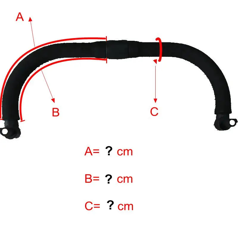 Leather Covers For Emmaljunga Big Star Supreme/Emmaljunga Superviking Stroller Handle Protective Cover Baby Stroller Accessories