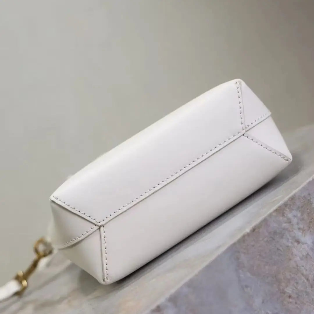 Designer Brand New High Quality First Layer Cowhide Hand Bill Shoulder Bag Women's Fashion Bucket Bag Crossbody