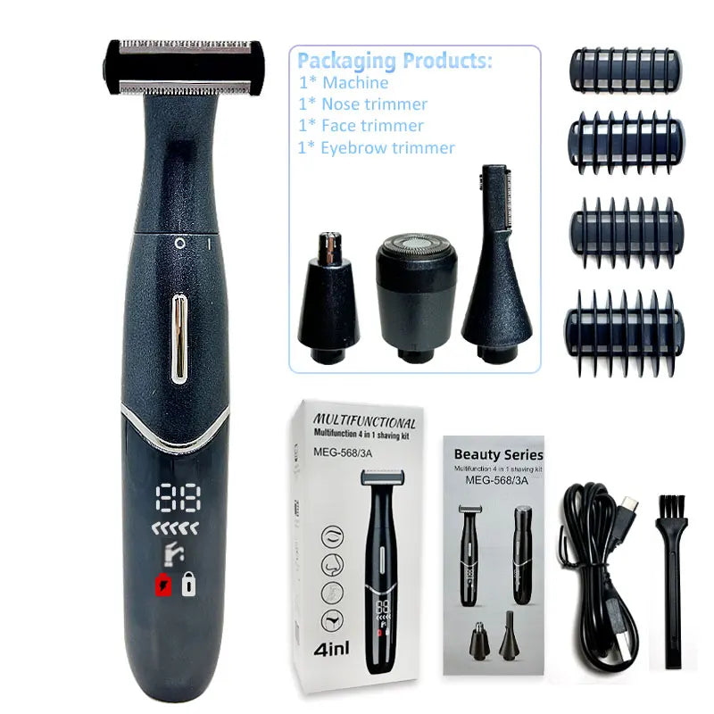 Intimate Areas Haircut Precision Shaver Men Bikini Line Sensitive Razor Balls Eggs Pubic Hair Shaving Trimmer Face Beard Clipper