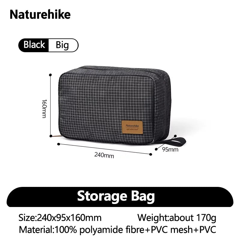 Naturehike Storage Bag Collapsible and Portable Travel Lightweight Toiletry Bag Business Luggage Packing Organize Bag