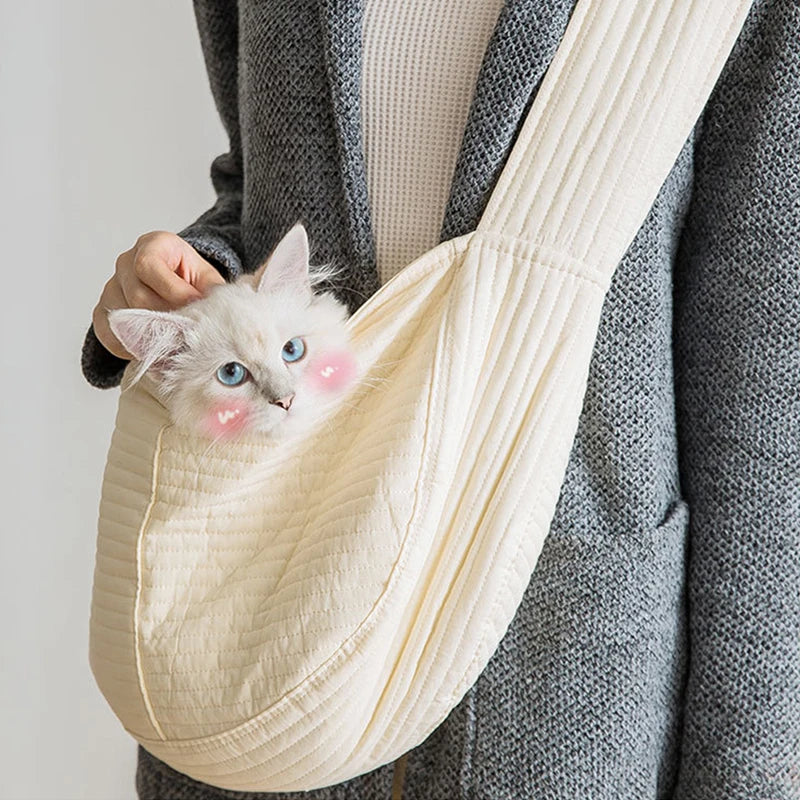 Outdoor Puppy Carrier Bag Carrier Bag Cat Carrier Bags Out Crossbody Shoulder Bag Portable Cat Dog Sling Bag Pet Carrying Suppli