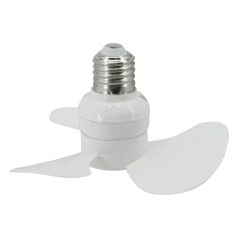 14CM Indoor Ceiling Fan With E27 Screw Base Brushless Motor Compact Size Providing Quiet Efficient Air Movement Lamp Socket Fan
