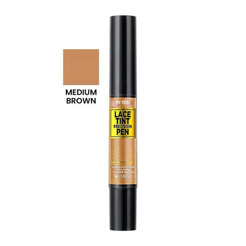 Lace Tint Pen for Wigs Long-Lasting Easy Apply Natural-Looking High Viscosity Hair Tint for All Hair Types