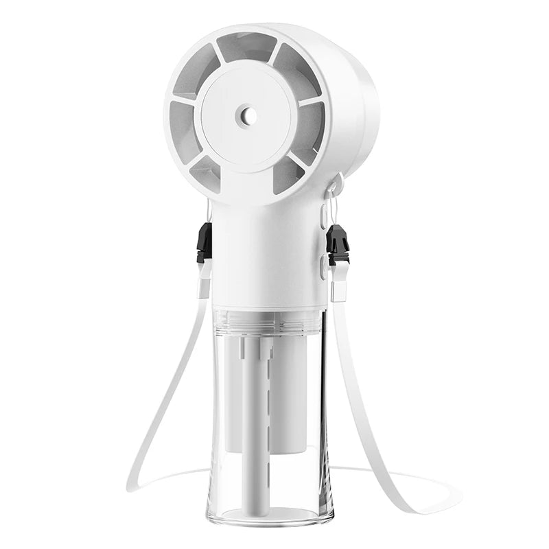 HOMEFISH Handheld Misting Fan Portable Mister Fan Rechargeable Spray Water Mist Fans Mini Cooling Mister Fans with 4 Speed Wind