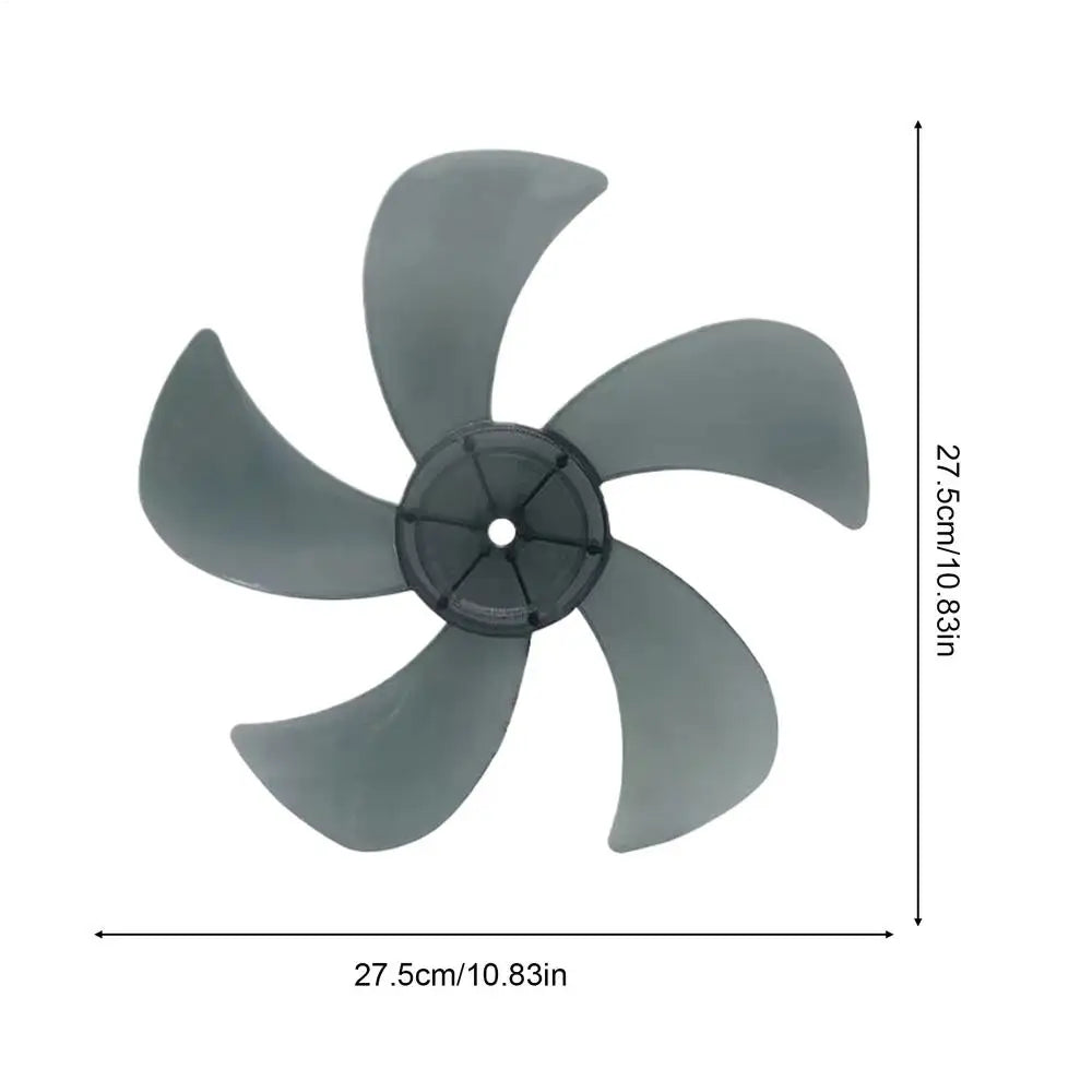 12/14/16 inch Fan Blade Replacement 5 Leaf Universal Table Stand Wall Fan Part with Nut Cover Quiet for Bedroom Home Office