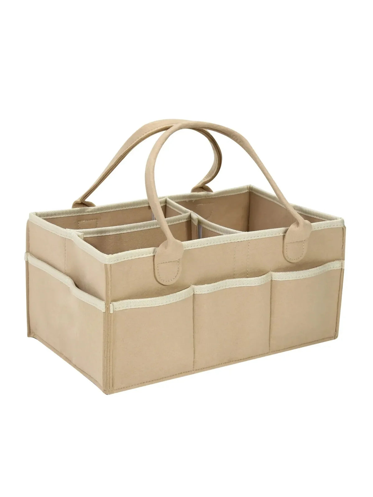 Baby Stroller Organizer - Foldable Mommy Tote Bag & Diaper Storage Hanging Basket | Portable & Thicken Design for Easy Access