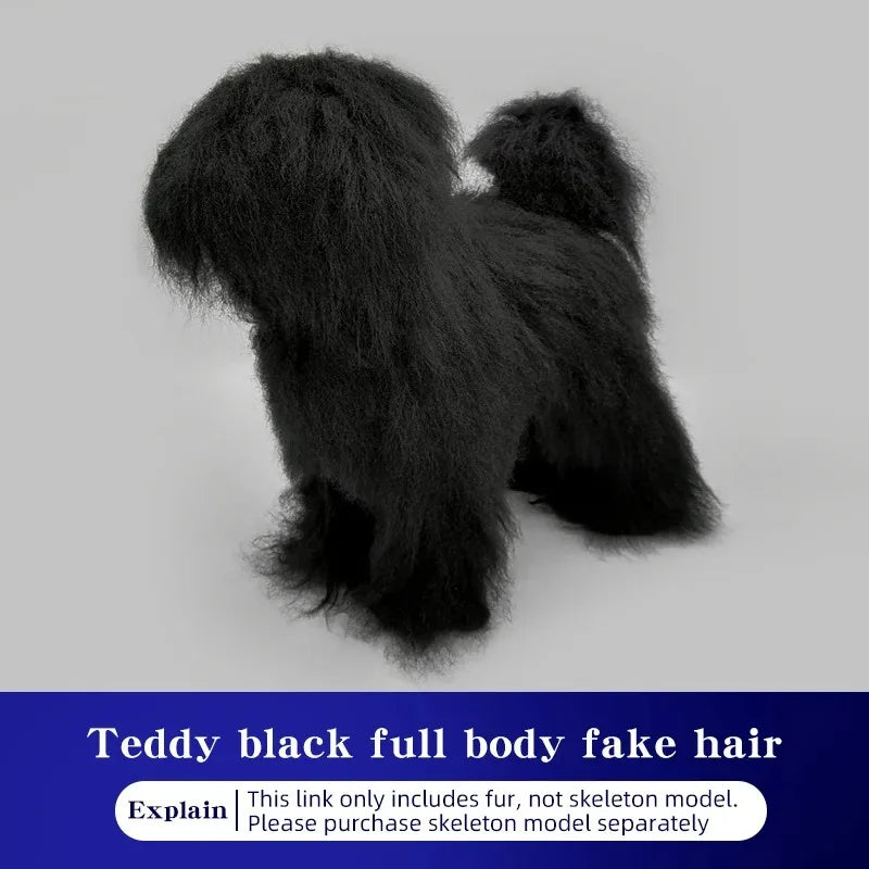Teddy Dog Pet Simulation Hair Pet Beauty Hair Beauty Whole Body Skeleton Model Pet Simulation Hair For Grooming Practice
