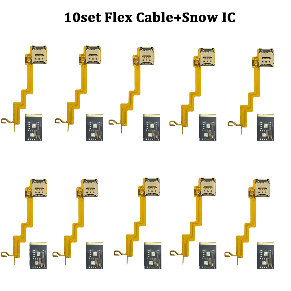 US Version For iPhone 17Pro 17 Pro Max ESIM to SIM Card Flex Cable Replacement with Built-in MEP Super Snow IC Repair Tools
