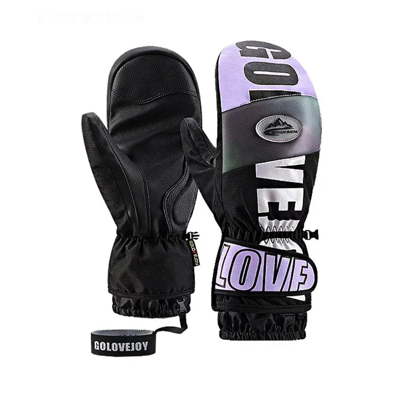 3M Thinsulate Ski Gloves Women Men Windproof Breathable Waterproof Thermal Winter Warm Snow Skate Mittens Snowboard Accessories