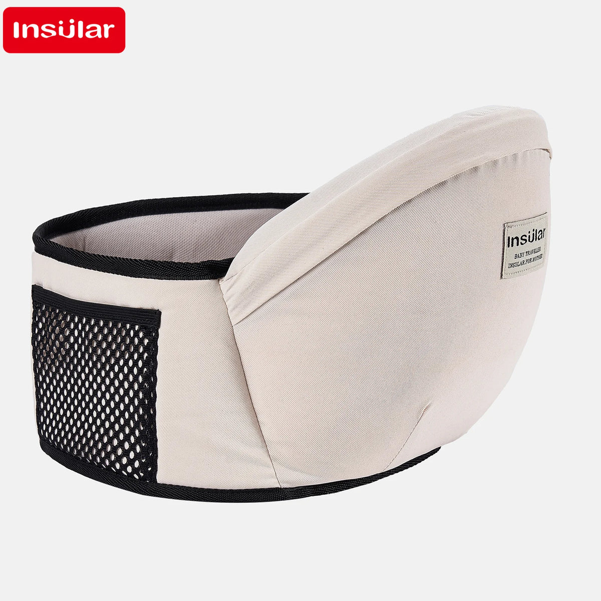 Adjustable Front Facing Baby Carrier Waist Stool with Hipseat Belt for Kids Infant Walkers Sling Hold Waist Belt Backpack