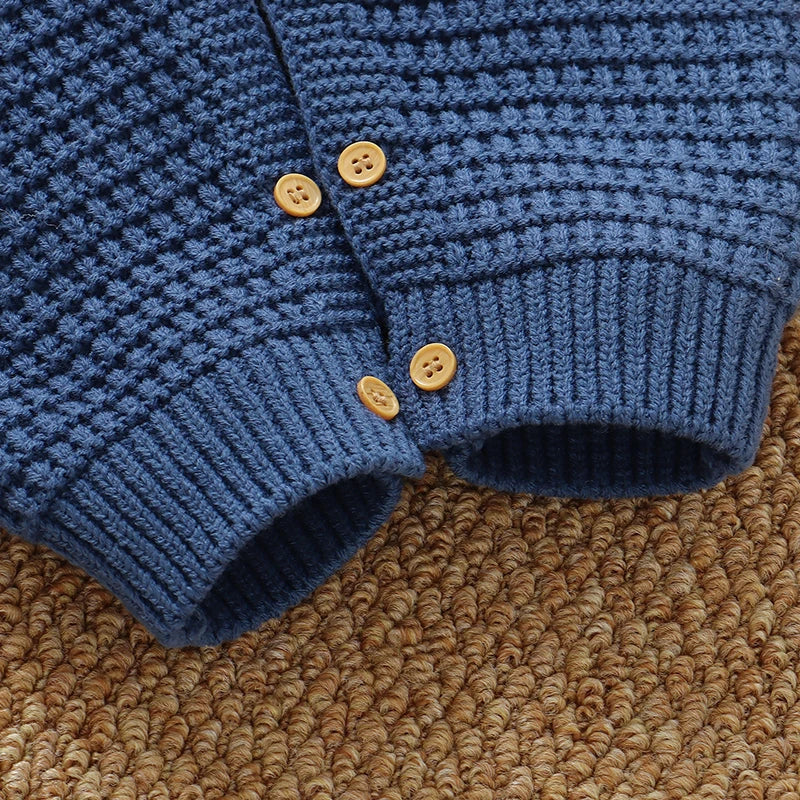Winter Baby Clothes Sets Autumn Casual Long Sleeve Knit Newborn Infant Sweaters Jacket+Romper Outfits 2pcs Toddler Costume 0-18m
