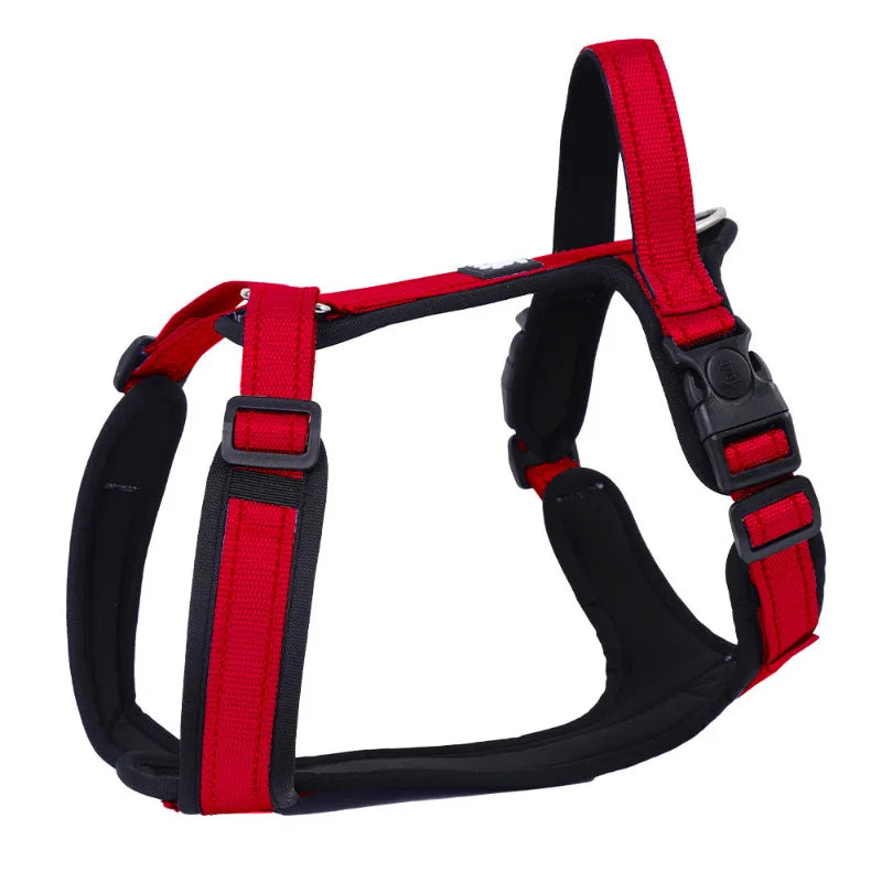 Heavy Duty Dog Harness with Front Clip No Pull Walking Vest for Large Dogs Adjustable Easy Control Handle Pet Training Gear