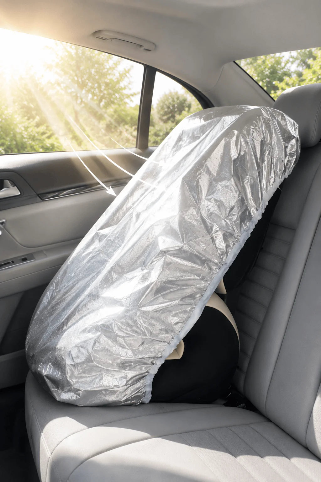1PC Baby Car Seat Sun Shade Cover Blocks Out Heat & Sun UV Covers Universal Baby Travel Accessories
