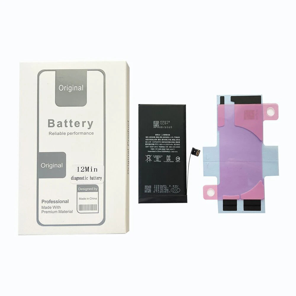 5Pcs/lot Diagnostic Battery For iPhone 12 14 13mini 15ProMax Show Genuine Parts 100% Healthy No Need Older BMS No Message Pop Up