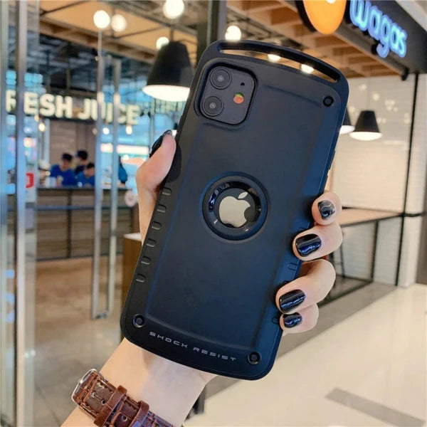 Root go Hybrid Shockproof Case For iPhone 13 12 Pro Max Heavy Duty Armor Case For iPhone 11 X XS Max XR 8 7 Plus Silicone Cover