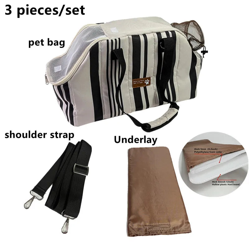 Breathable Cat Carrier Bag Dog Transporter Bag Portable Puppy Shoulder Bags Comfort Travel Pet Carrier for pet crossbody bag