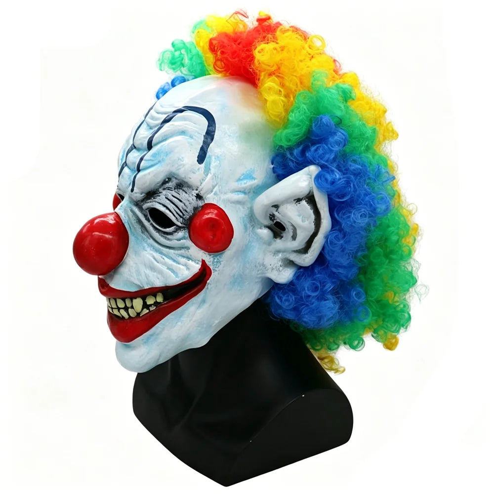 Halloween Party Costume Crazy Horror Sinister Mask Multicoloured