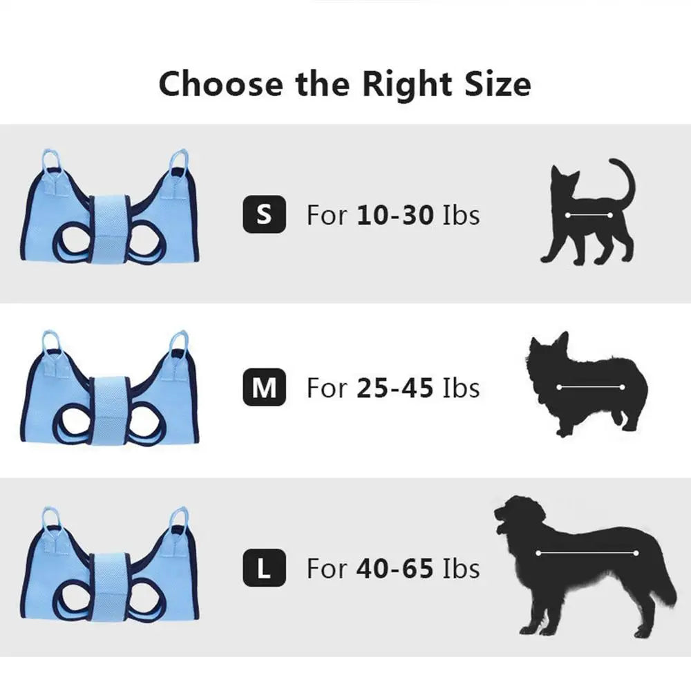 Cat Grooming Hammock Dog Grooming Helper With Security Strap anti scratch Pet Beauty hanging hammock Pet Supplies