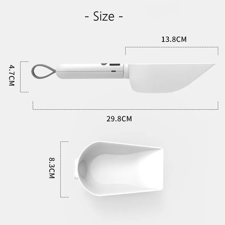 800g/1g Portable LCD Digital Kitchen Scale Home Electronic Measuring Tool Pet Dog and Cat Digital Feeding Bowl Weighing Spoon