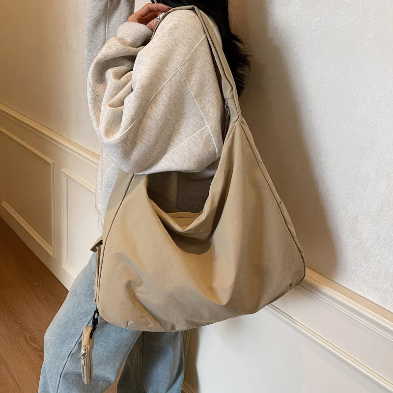 Women's Handbag Large Women Shoulder Shopper Bag Canvas Luxury Designer Cloth Tote Bags for Woman Big Female Daily Commuter City