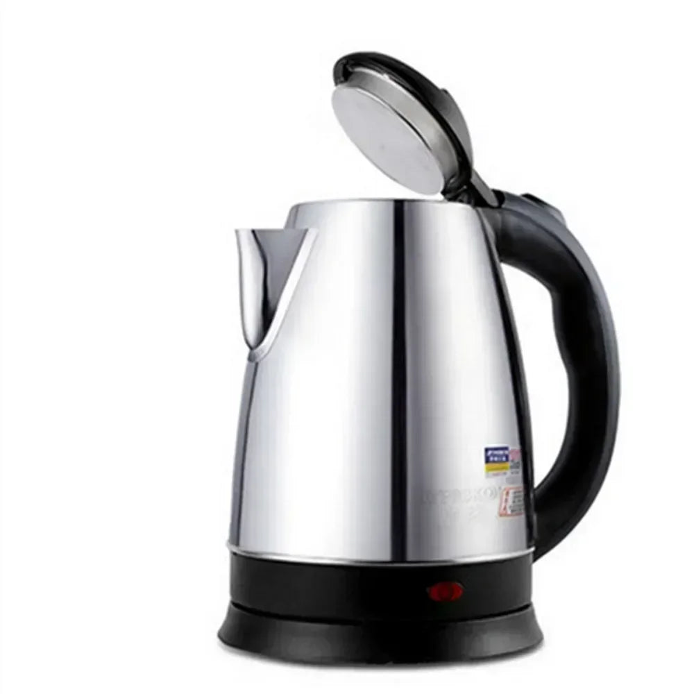 304 Stainless Steel Electric Kettle Portable 2L Coffee Pot Electric Water Heater Teapot 1500W Automatic Power Off kettle Home