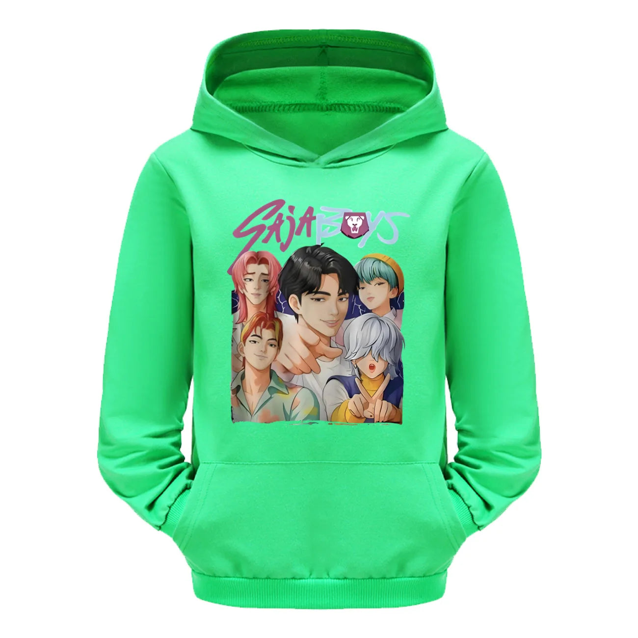 KPop Demon Hunters SAJABOYS Hoodie Kids Clothes Girls Clothing Fashion Teen Boy Clothes Spring Autumn Sweatshirt Children's Tops