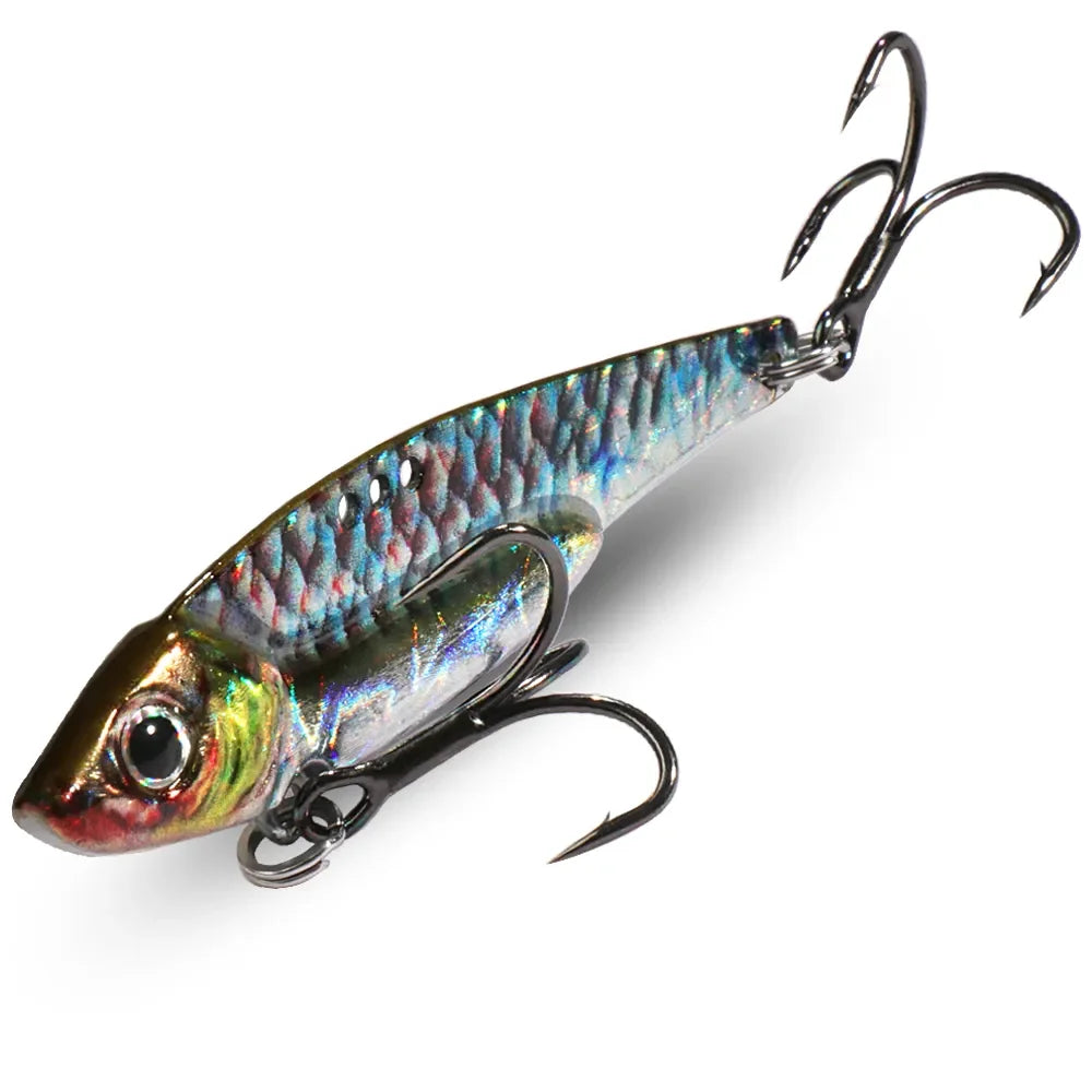 Spinner Spoon Metal Jig Bait 7.5g 10g 16g 20g VIB Sinking Blade Spinning Treble Hook Spinnerbait Pesca Tackle Sea Fishing Lure