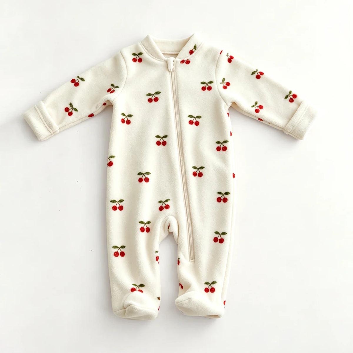 Spring Baby Romper Warm Fleece Jumpsuits for Baby Autumn Long Sleeve Infant Rompers Newborn Boy Girl Homewear Pajamas