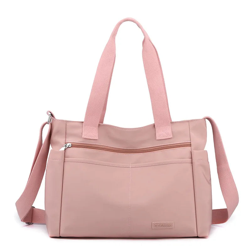 Women Bag Crossbody Nylon Large Capacity Shoulder Bag Lightweight Handbag Maternity Diaper Baby Bag For Mom Travel Dropshipping