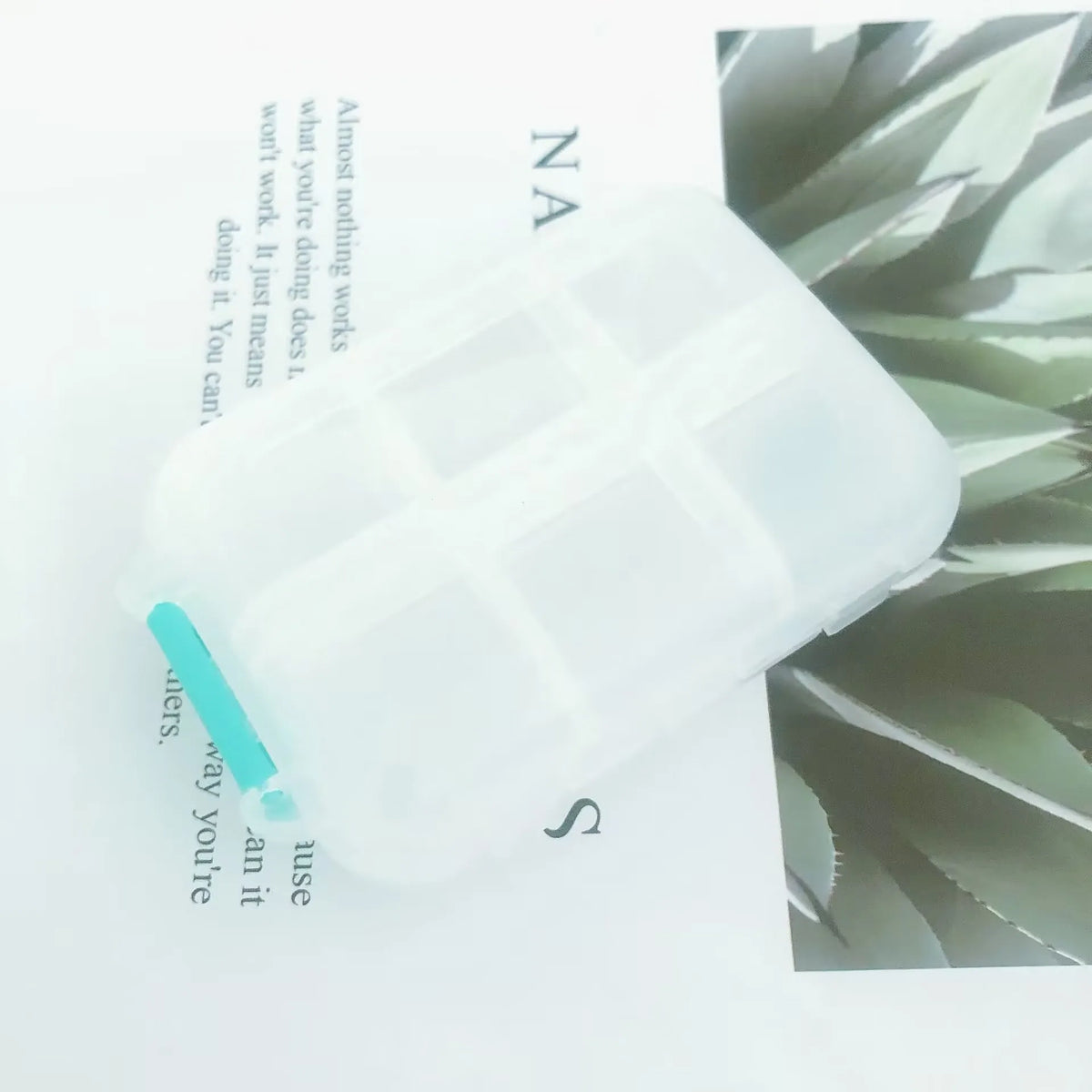 Travel Pill Organizer Moisture Proof Pills Box for Pocket Purse Daily Pill Case Portable Medicine Vitamin Holder Container