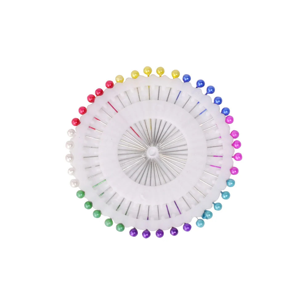 Sewing Accessories Round Pearl Straight Head Pins Dressmaking Faux Pear Corsage Pin for DIY Hair Accessories