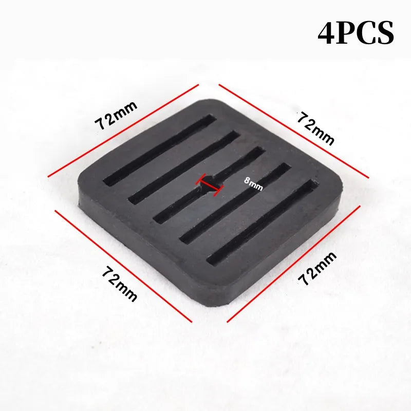 4Pcs Rubber Mount Shock Absorption Anti Slip Durable Anti Vibration Pad for Balcony Air Conditioner Outdoor Unit Outdoor Roofs
