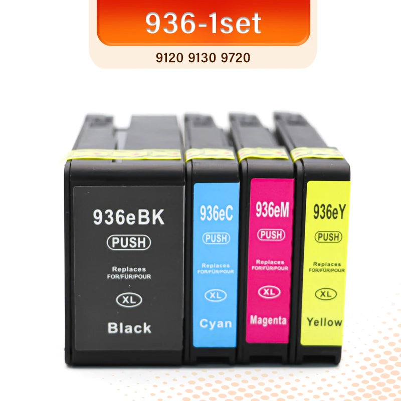 Suitable for daily use 936 937 938 ink cartridges,for HP Officejet pro 9110b 9120 9130 9720 9730 4S6X3A 4S6X0A printer 936e