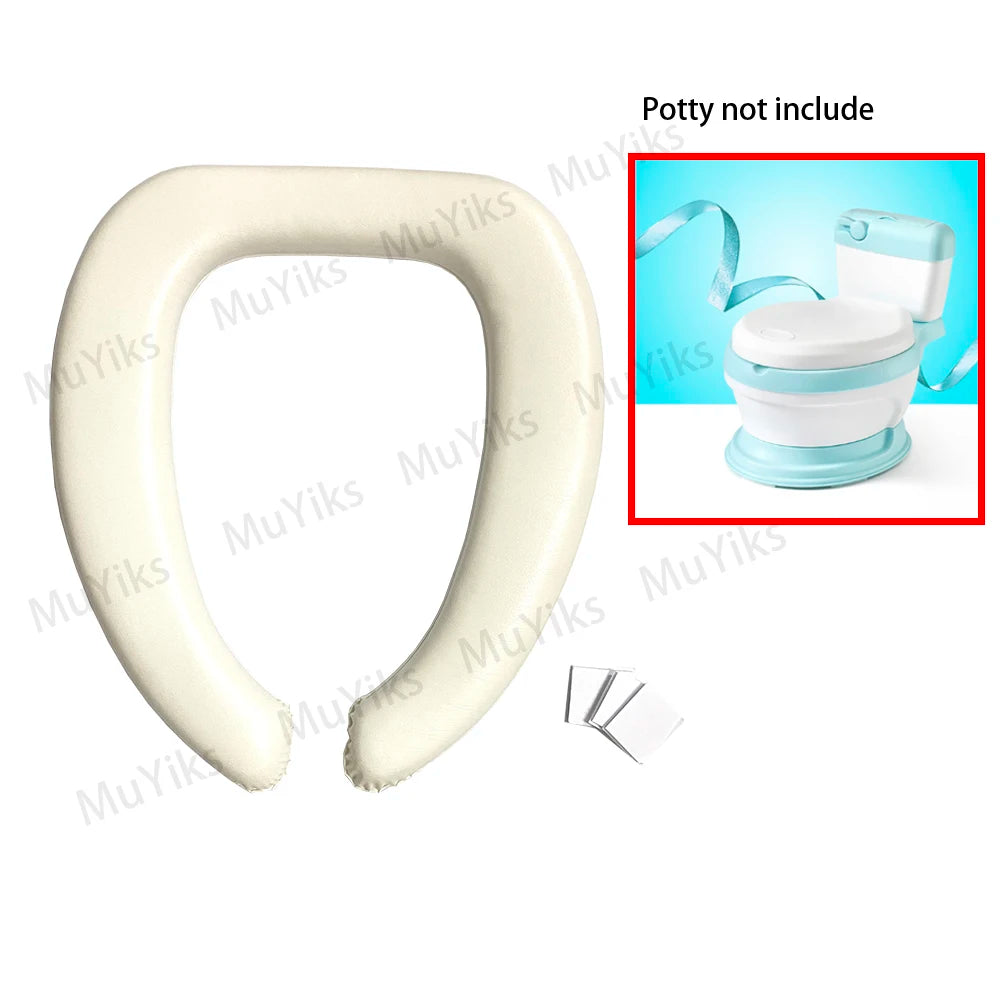 Soft Children's Pot Cushion Baby Potty Ladder Road Pots Mat Toilet Seat Cover Mats Potties Trainer Cute Chick Panda Cow WC Pad