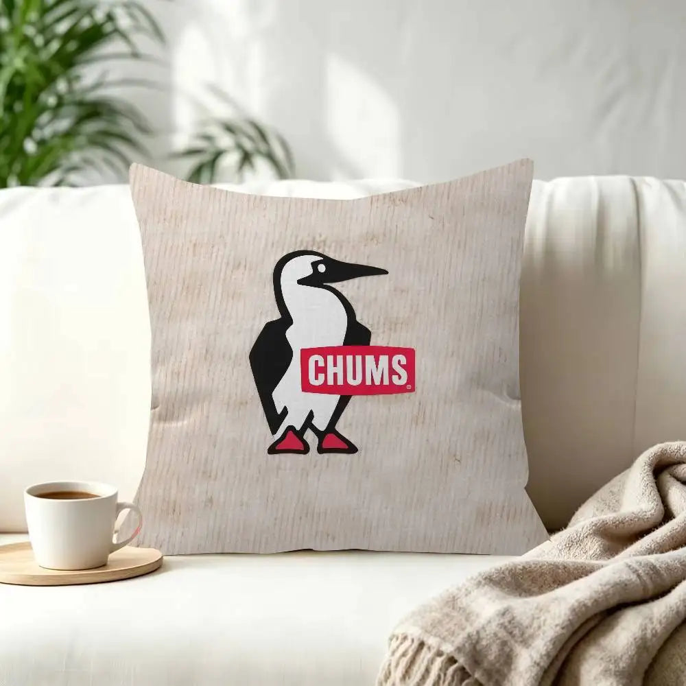 Fashion C-Chums-s Cushion Decorative Polyester Throw Pillow Cover Square Suitable for Home Office Coffee Shop Decor