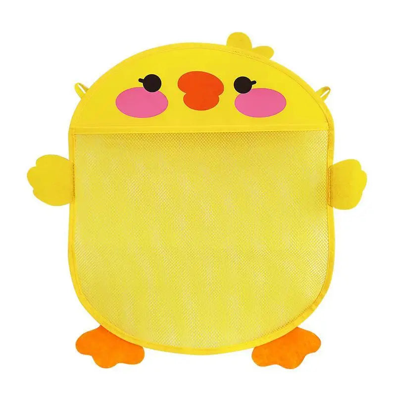 Eco-friendly Baby Bath Toys Storage Bag Strong Suction Cups Quick Dry Mesh Organizer for Toddler Bathtub Play Time