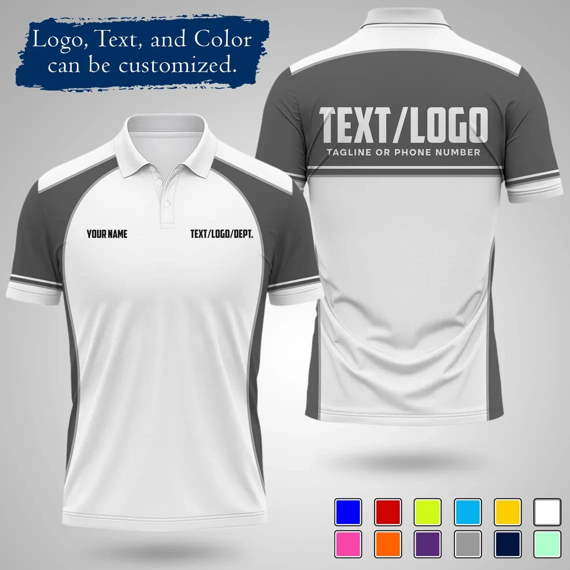 Personalized Team Polo Shirt Customizable diy Name Logo men women short sleeve new design Jersey summer daily sports Uniforms