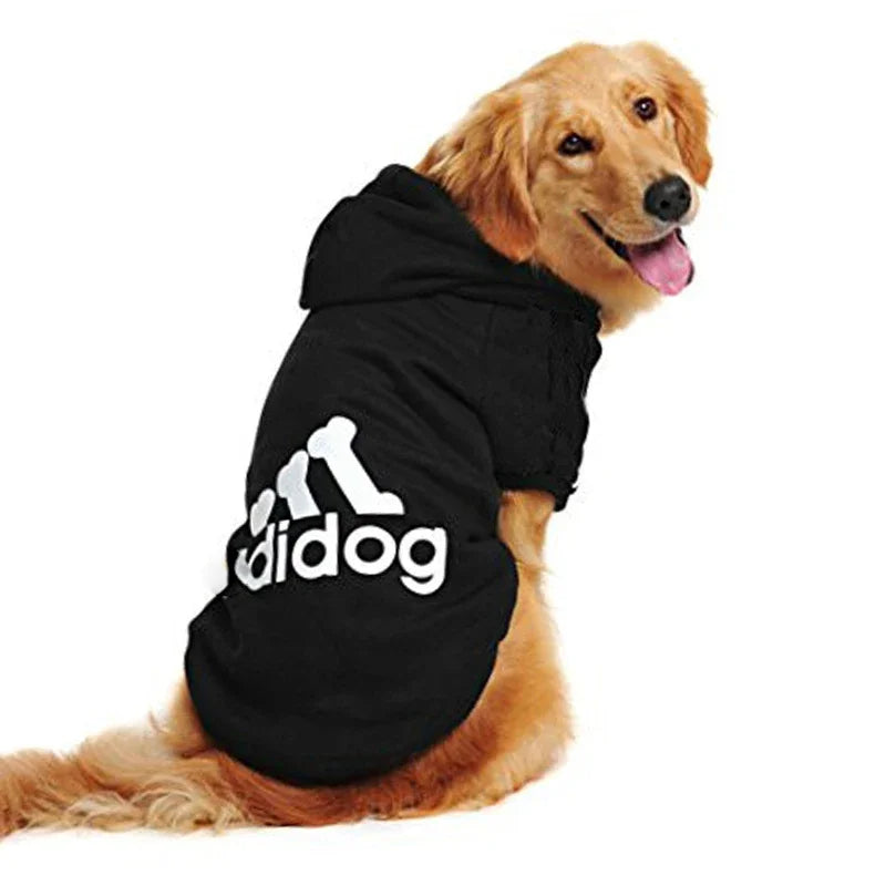 3XL-9XL Big Dog Sweatshirt Adidog Dog Clothes for Large Dogs Labrador Cotton Hooded Warm Two-Legged Pets Jacket Outfit Hot Sell