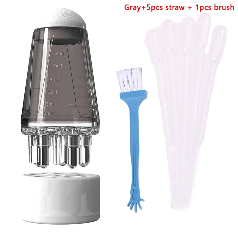 Scalp Applicator Liquid Comb For Hair Scalp Treatment Essential Oil Liquid Guiding Massager Comb Hair Growth Serum Oil Apply