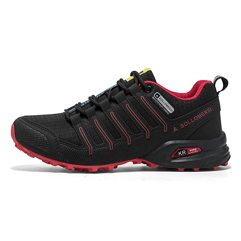 Men Shoes Men Casual Sports Shoes Outdoor Leather Hiking Travel Shoes Four Seasons Lightweight Breathable Mesh Walking Shoes