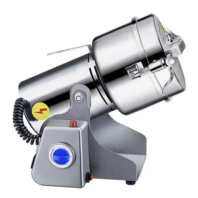 DIVEDEER 304 Stainless Steel Grinder Home Use 800g Small-Particle Grain Mill Herbal Medicine Grinder Ultra-Fine Pulverizer