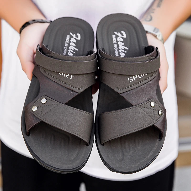 Hot Sale Men Sandals Casual Shoes Outdoor Walking Sandals for Men Beach Shoes Men slippers Open Toe Flat